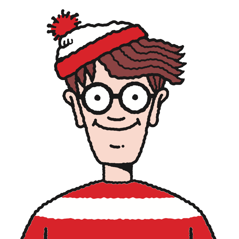 A picture of Waldo from the children's books