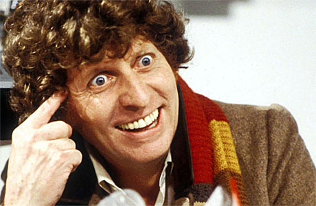 An image of Tom baker playing 'The doctor'