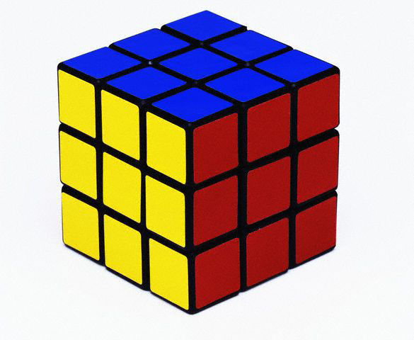 completed Rubik's Cube